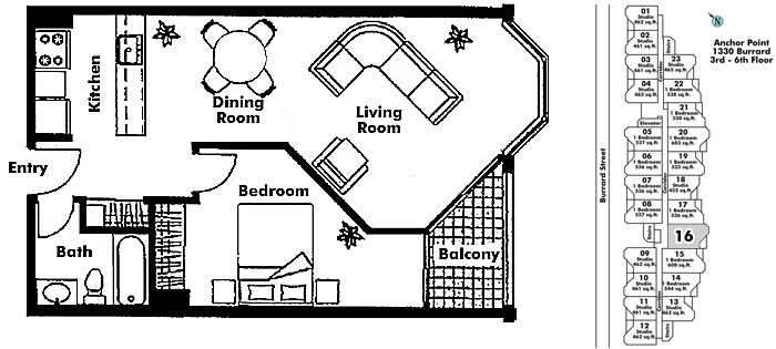 Floor plan 616