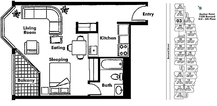 Floor plan 403