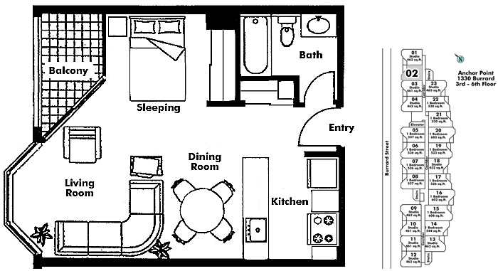 Floor plan 402