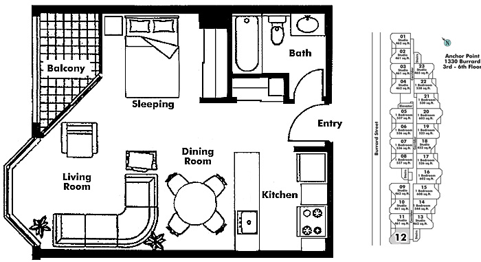 Floor plan 412