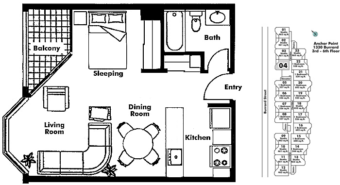 Floor plan 304