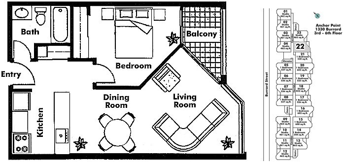 Floor plan 422