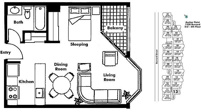 Floor plan 313
