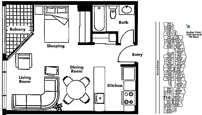 Floor plan 710