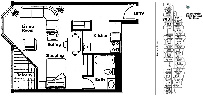 Floor plan 703