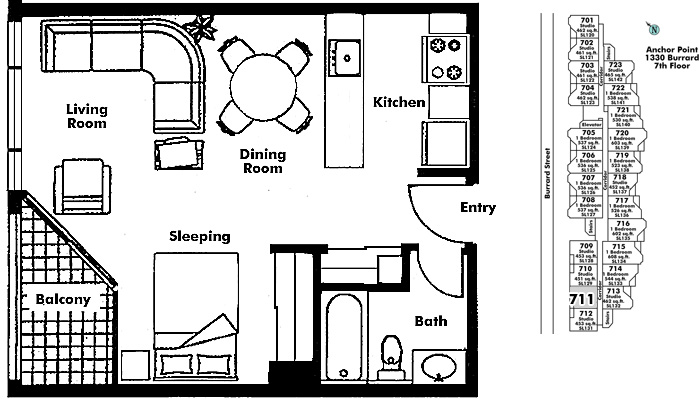 Floor plan 711