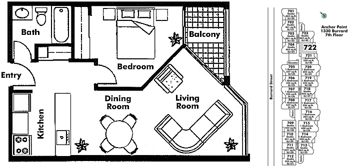 Floor plan 722