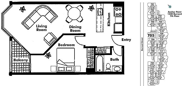 Floor plan 705