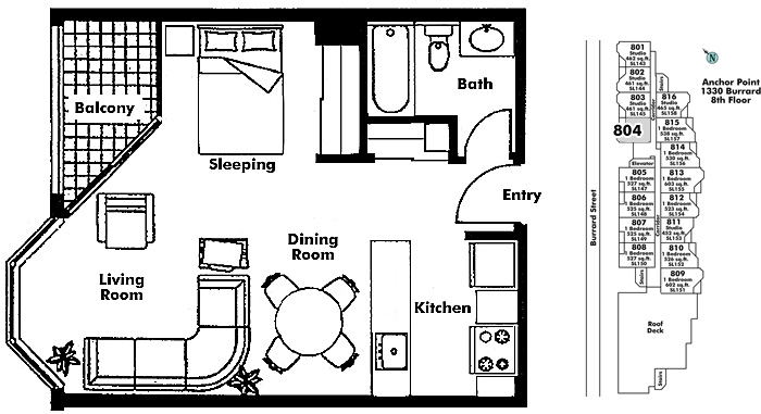 Floor plan 804