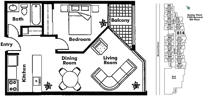 Floor plan 814