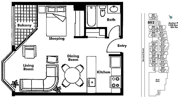 Floor plan 802