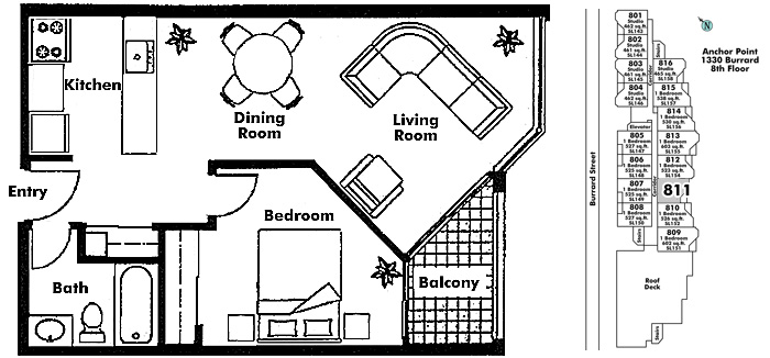 Floor plan 811