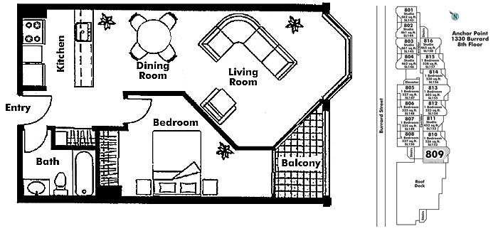 Floor plan 809