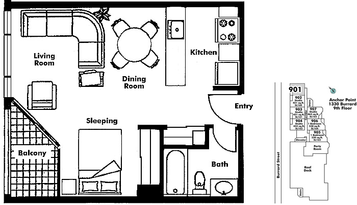 Floor plan 901
