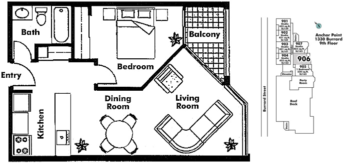 Floor plan 906