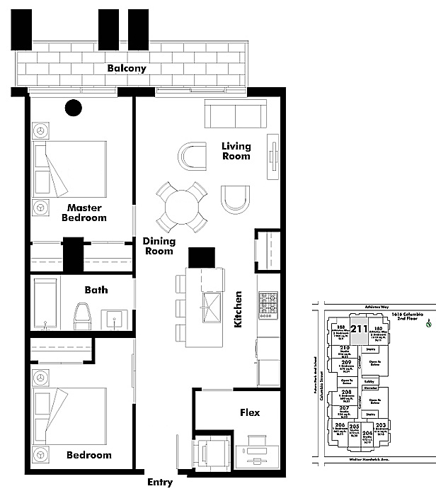 Floor plan 211