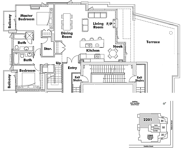 Floor plan PH2201