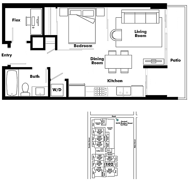 Floor plan 102