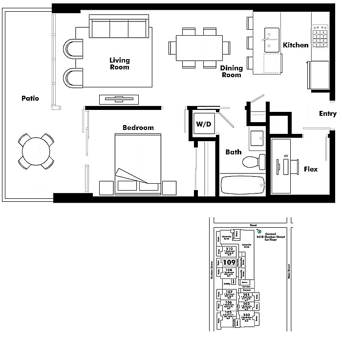 Floor plan 109