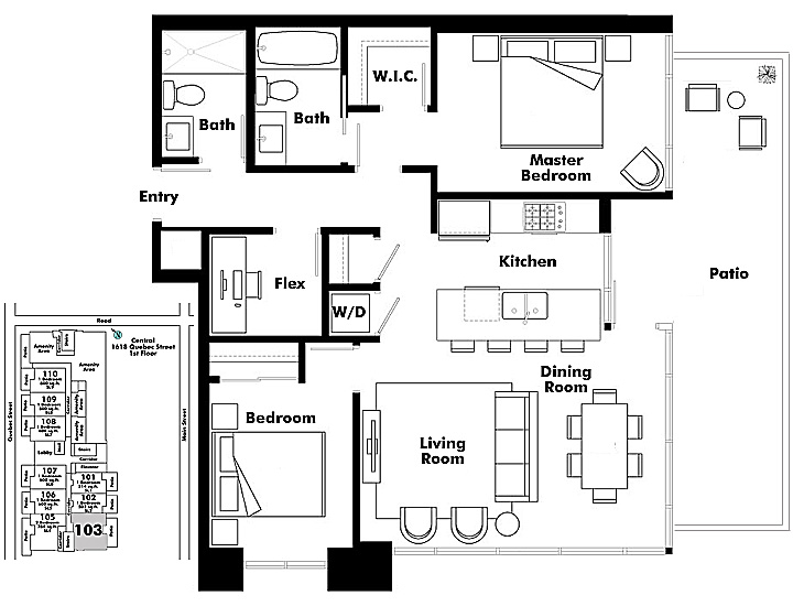 Floor plan 103