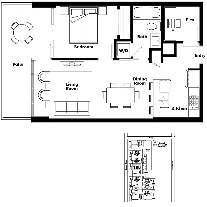 Floor plan 108