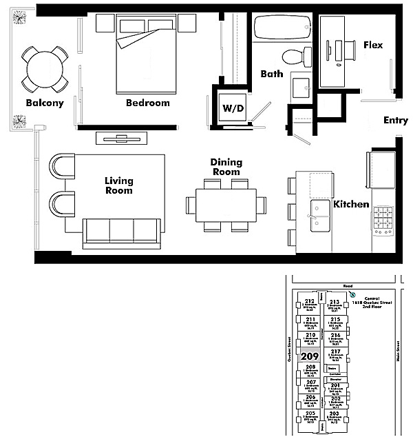 Floor plan 209
