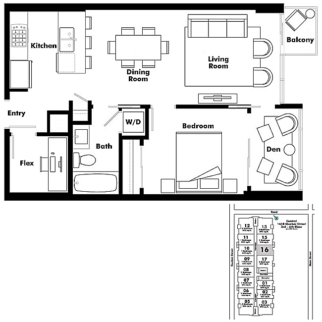 Floor plan 616