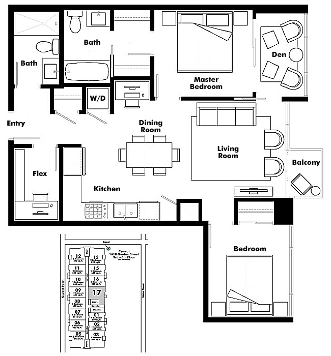 Floor plan 617