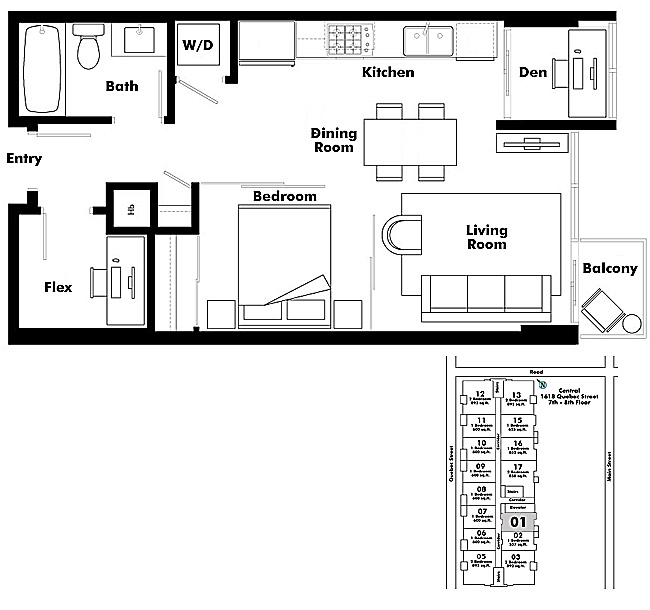 Floor plan 801