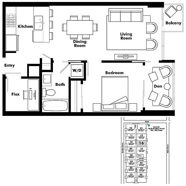 Floor plan 716