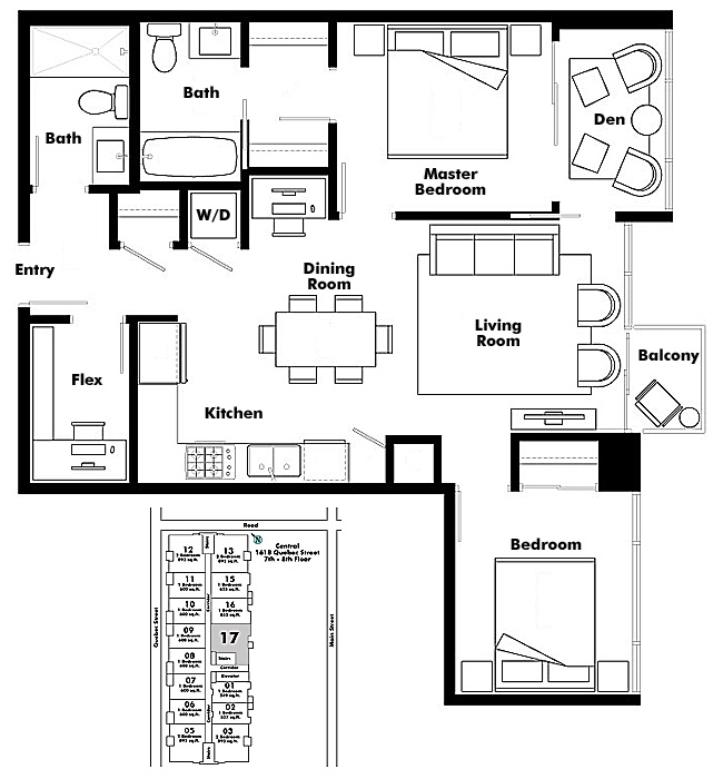 Floor plan 717
