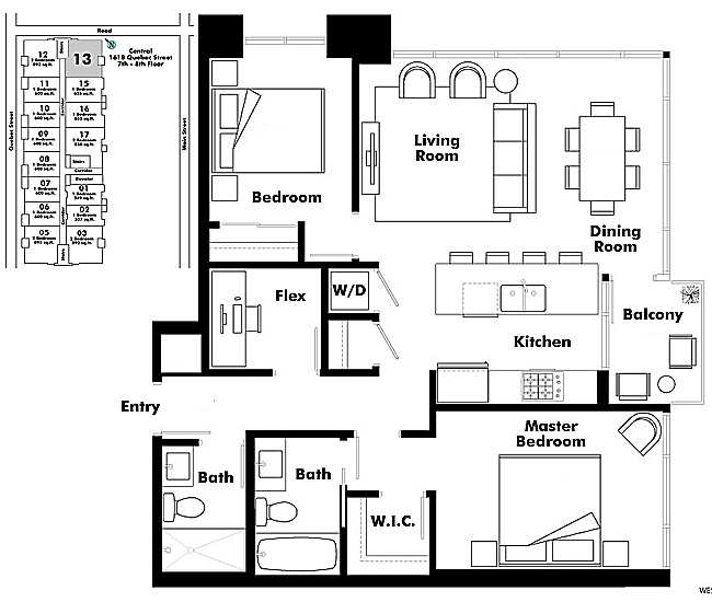 Floor plan 813