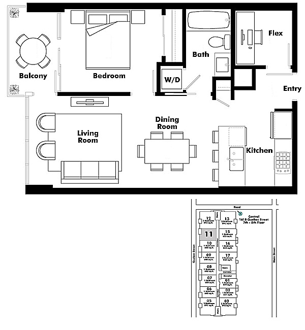 Floor plan 711