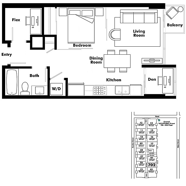 Floor plan 702