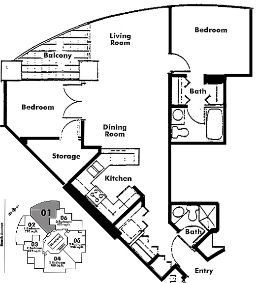 Floor plan 1301
