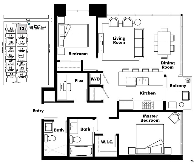 Floor plan 913
