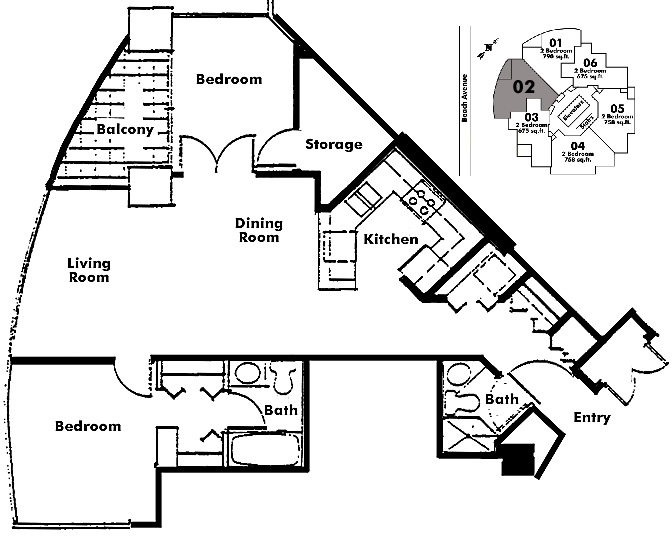 Floor plan 602