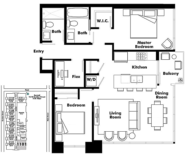 Floor plan 1101