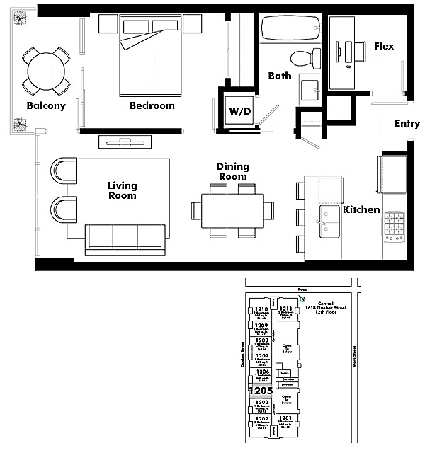 Floor plan 1205
