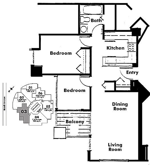 Floor plan 1303