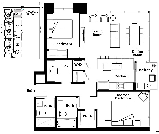 Floor plan 1211