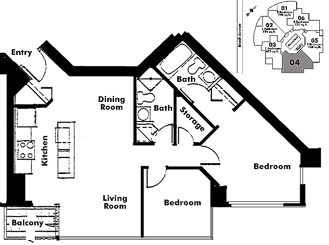 Floor plan 404