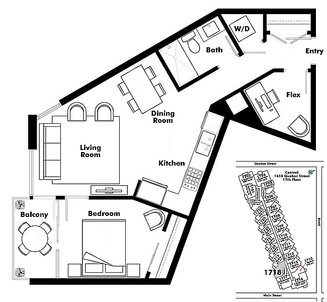 Floor plan 1718