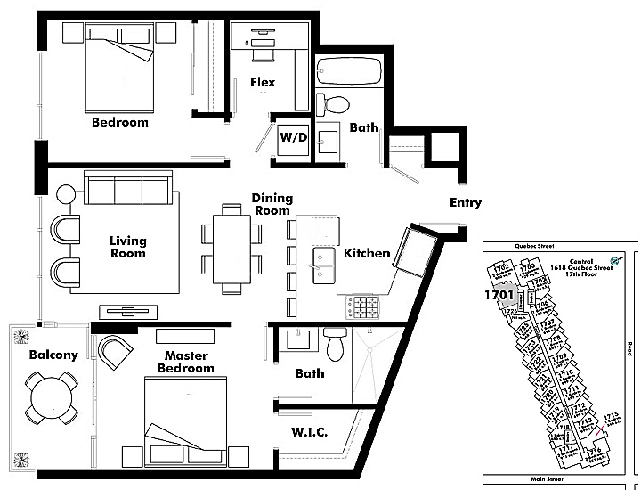 Floor plan 1701