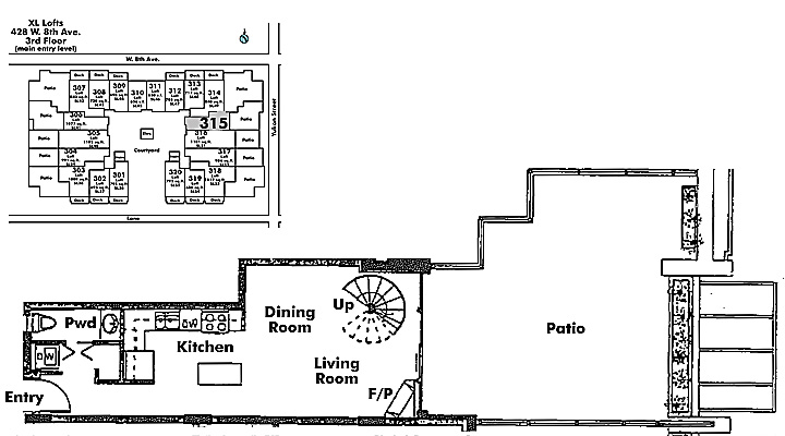 Floor plan 315