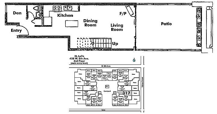 Floor plan 317