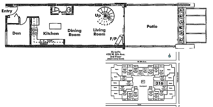 Floor plan 316