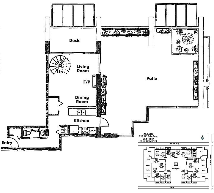 Floor plan 314