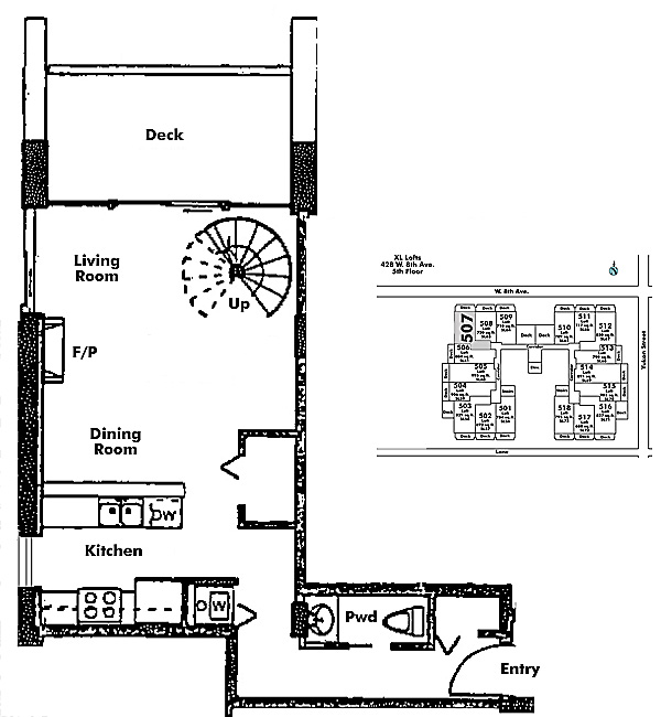 Floor plan 507