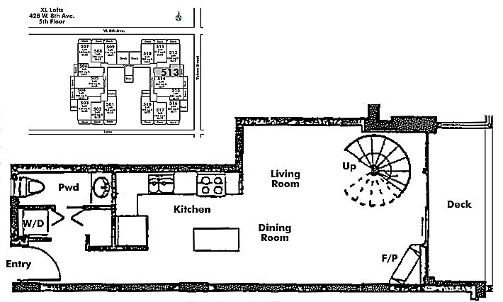 Floor plan 513